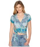 Hale Bob - Room To Glow Stretch Satin Woven Top