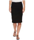 Fdj French Dressing Jeans - Onyx Denim Skirt In Black