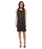 Adrianna Papell - Mod Lace Insert Trapeze Dress