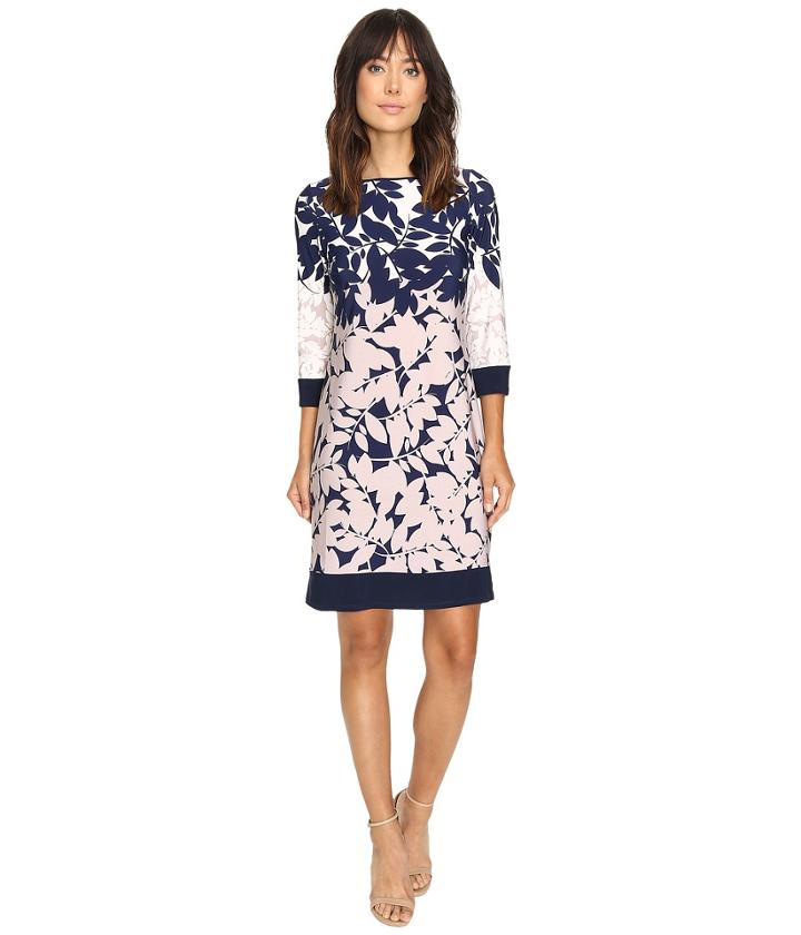 Christin Michaels - Staci Floral Printed Shift Dress