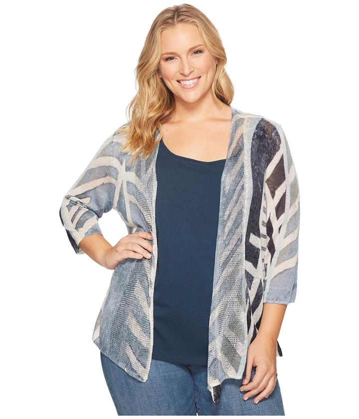 Nic+zoe - Plus Size Shore Pine Cardy