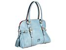 Dooney &amp; Bourke - Florentine Domed Buckle Satchel (dusty Blue) - Bags And Luggage