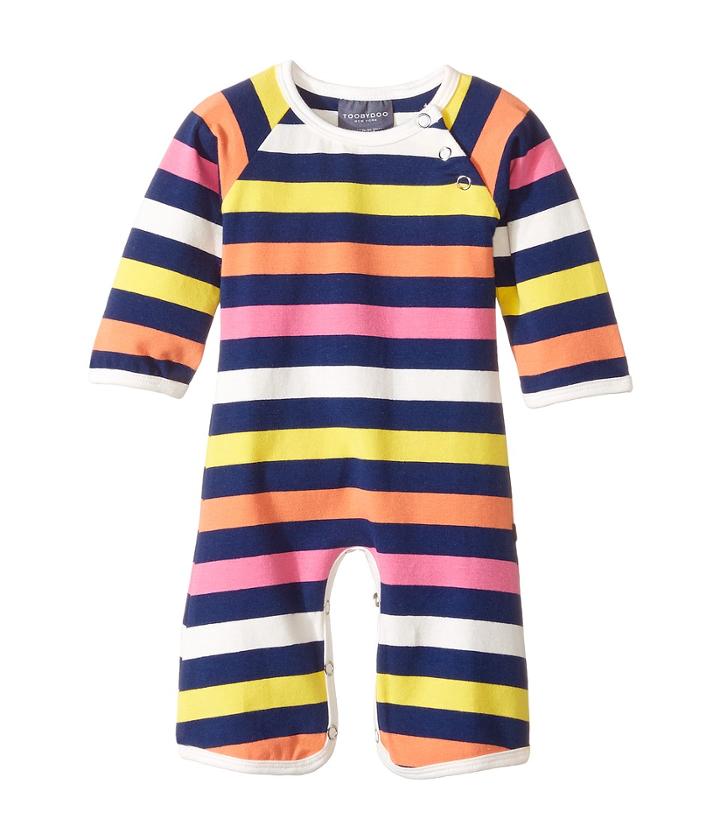 Toobydoo - Multi Stripe Bootcut Jumpsuit