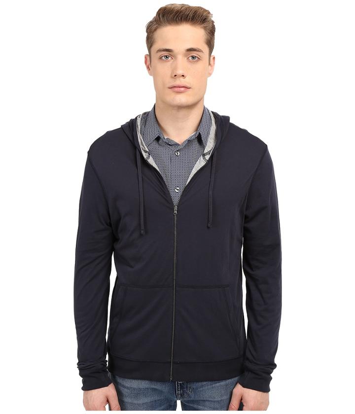 Vince - Pima Double Layer Reversible Hoodie