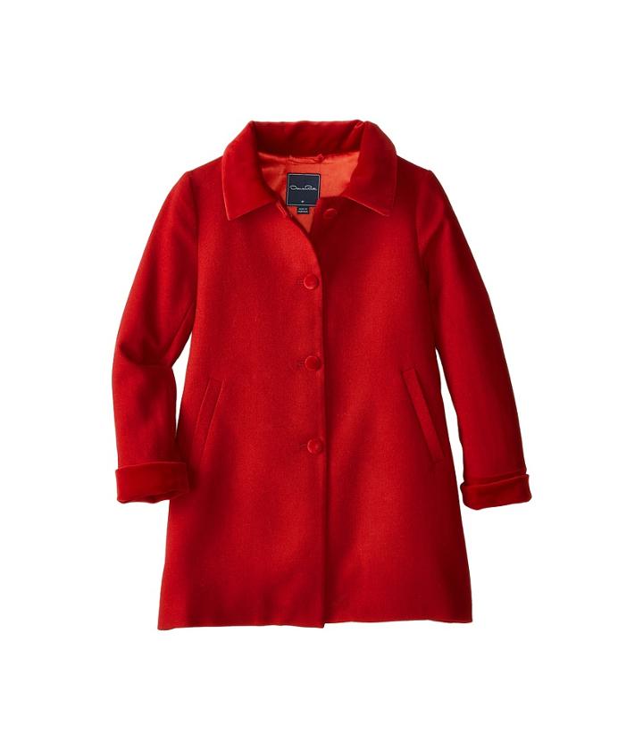 Oscar De La Renta - Wool Button Coat