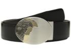 Versace Collection - Oval Medusa Plaque Buckle Belt