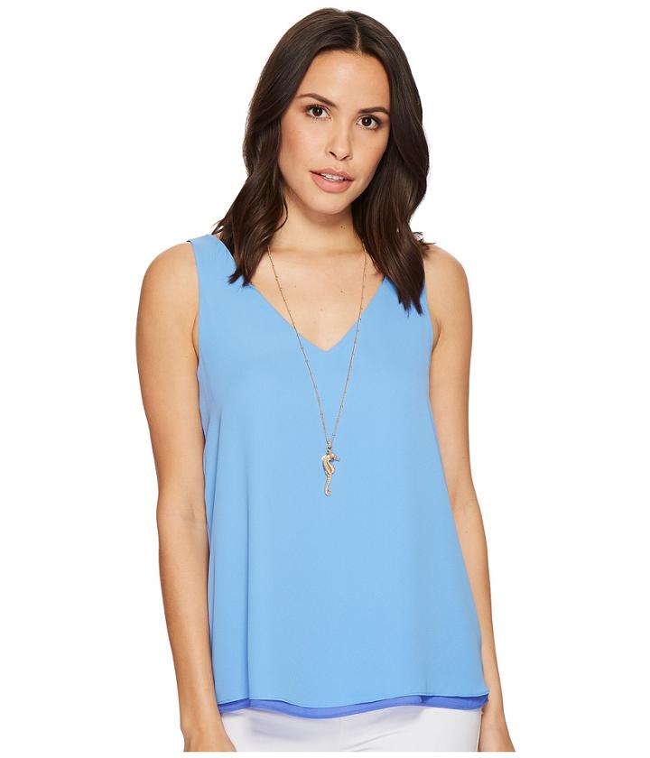 Lilly Pulitzer - Reversible Florin Sleeveless V-neck