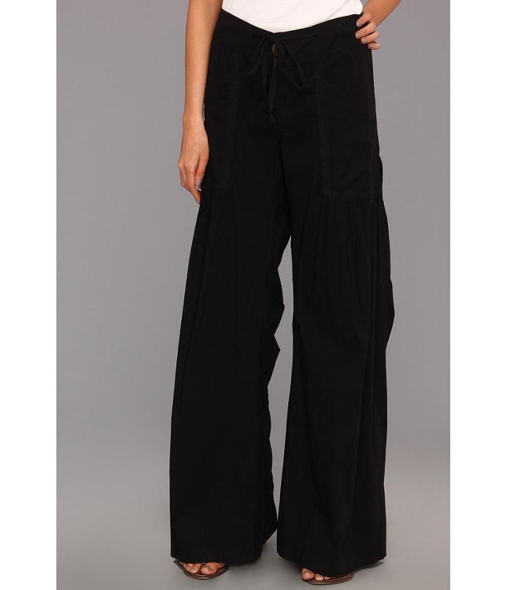 Xcvi Willowy Wide Leg Stretch Poplin Pant