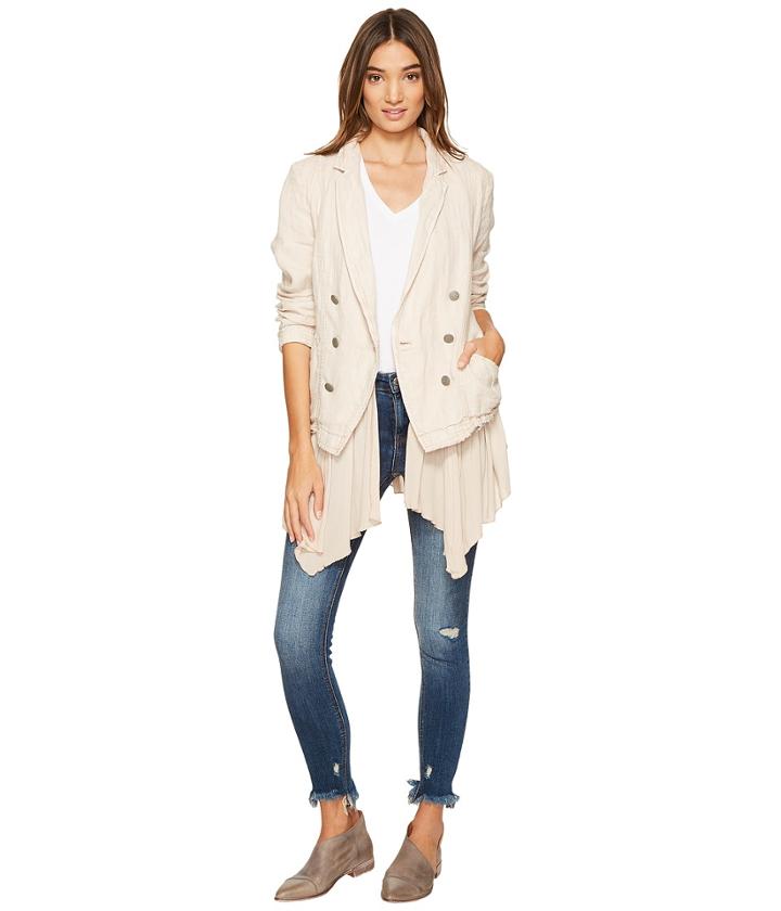 Free People - Layered Ruffles Blazer