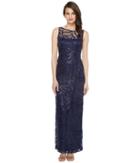 Tahari By Asl - Sequin Embroidered Gown