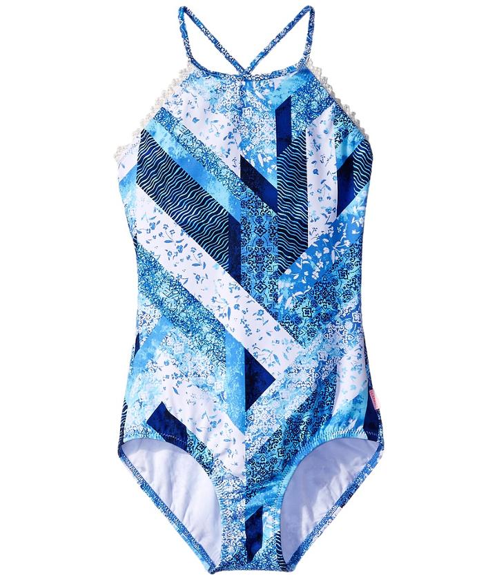 Seafolly Kids - Indie Dreamer High Neck Tank Top