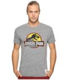 The Original Retro Brand - Short Sleeve Tri-blend Jurassic Park Tee