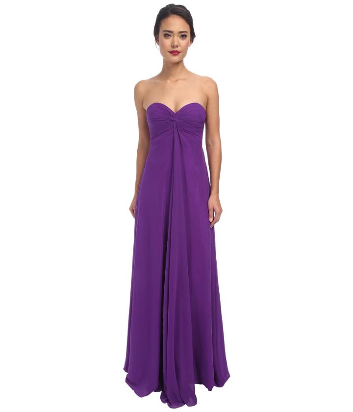 Faviana - Chiffon Strapless Sweetheart Knot Dress 7591