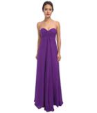 Faviana - Chiffon Strapless Sweetheart Knot Dress 7591