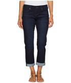 Liverpool - Petite Peyton Slim Boyfriend In Vintage Super Dark Comfort Stretch Denim