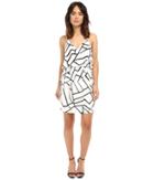 Adelyn Rae - Woven Sheath Dress W/ Back Strap Detail