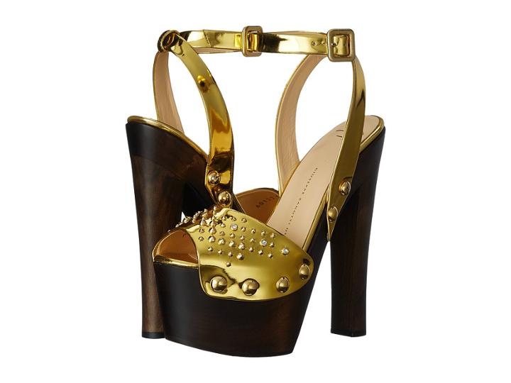 Giuseppe Zanotti - Studded Wooden Sandal