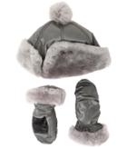 Ugg Kids - Fabric Pom Hat And Mitten Boxed Set