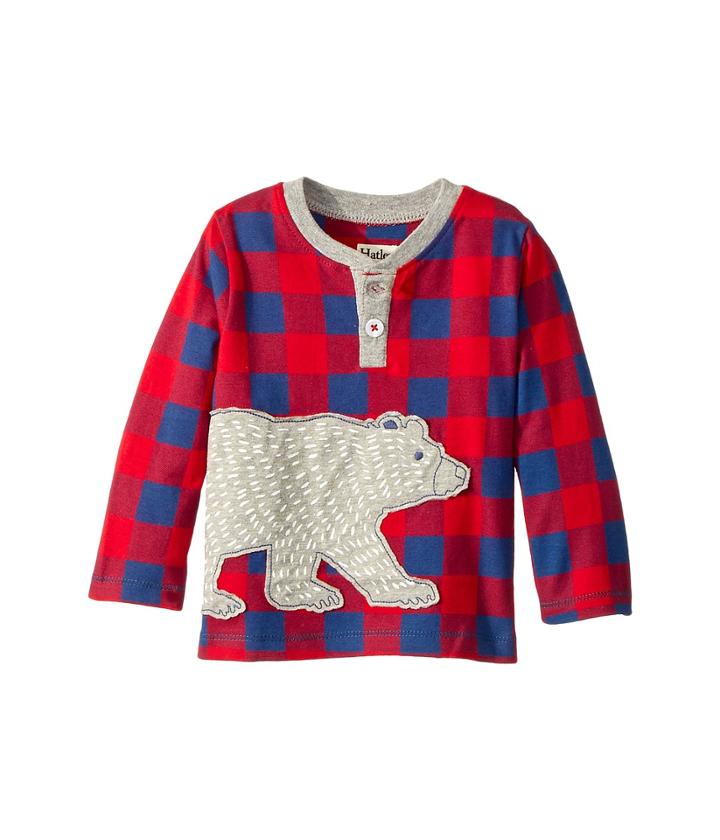 Hatley Kids - Beary-bush Long Sleeve Mini Henley