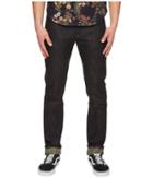Naked &amp; Famous - Super Skinny Guy Beige Weft Slub Stretch Selvedge Jeans
