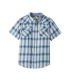 Lucky Brand Kids - Short Sleeve Western Plaid Shirt