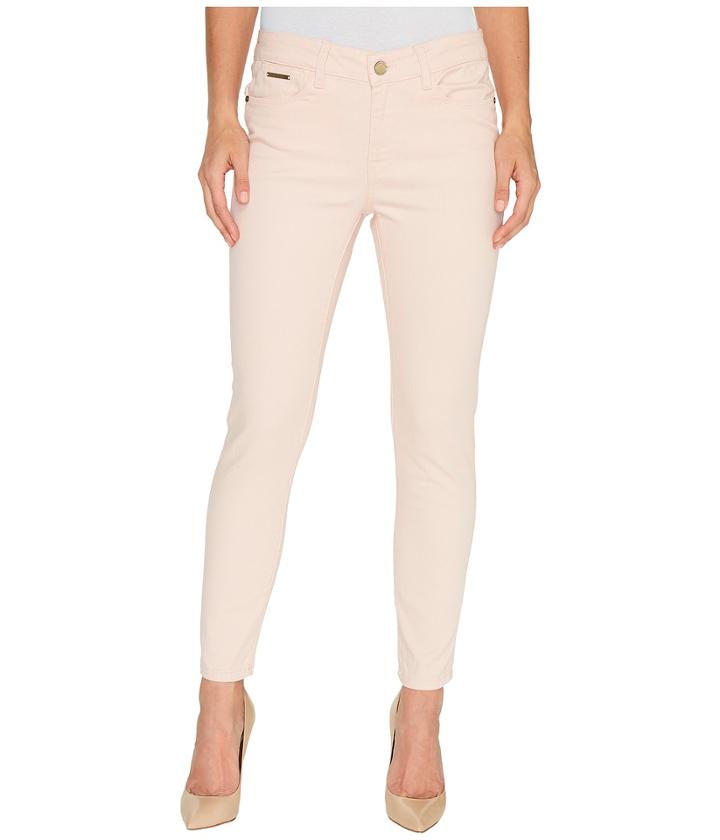 Ivanka Trump - Denim Skinny Ankle Jeans In Blush