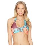 Vince Camuto - Lagoon Floral Wrap Halter Bikini Top