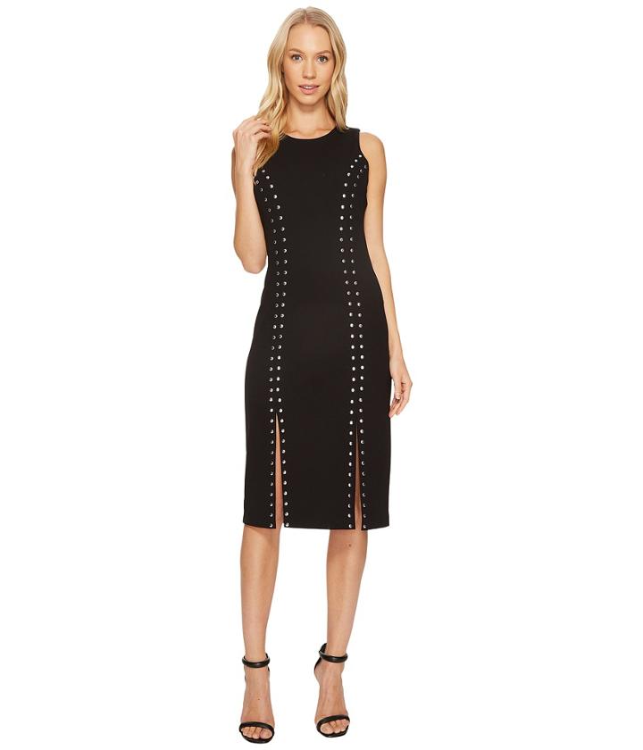 Michael Michael Kors - Sleeveless Dome Stud Slit Dress
