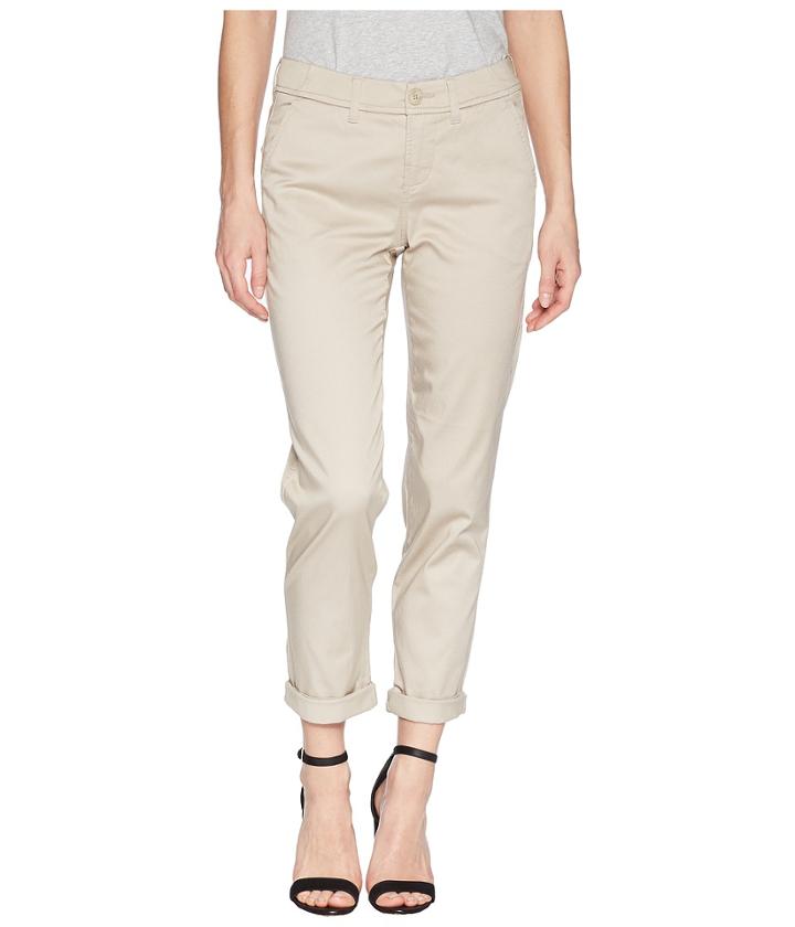 Liverpool - Buddy Relaxed Trousers Micro-peached Twill In Marble Ivory