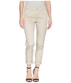 Liverpool - Buddy Relaxed Trousers Micro-peached Twill In Marble Ivory
