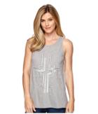 Dylan By True Grit - Mosaic Sequins Stitched And Beaded Tank Top