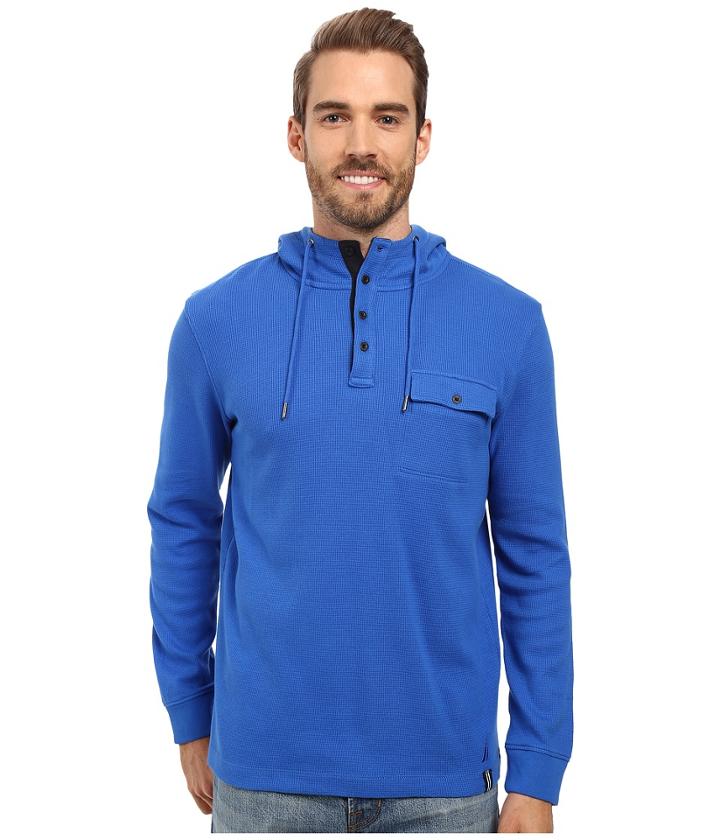 Nautica - Long Sleeve Hooded Henley