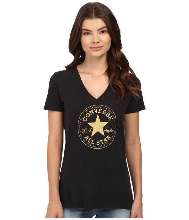 Converse - At Once Metallic Core Patch Tee