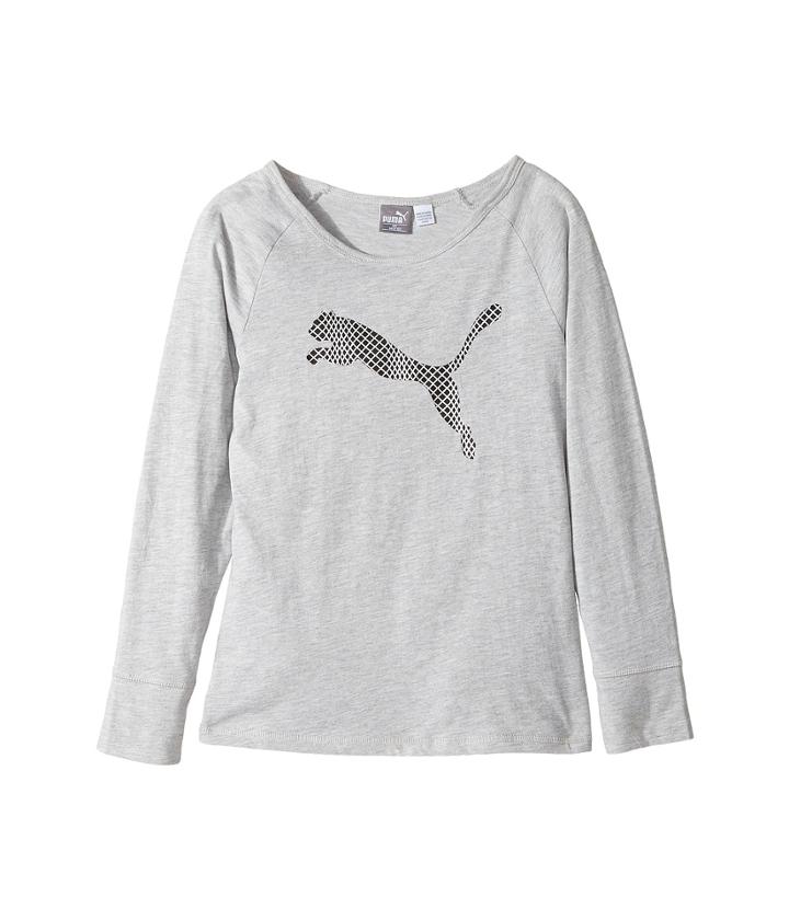 Puma Kids - Long Sleeve Cotton Tee Headband