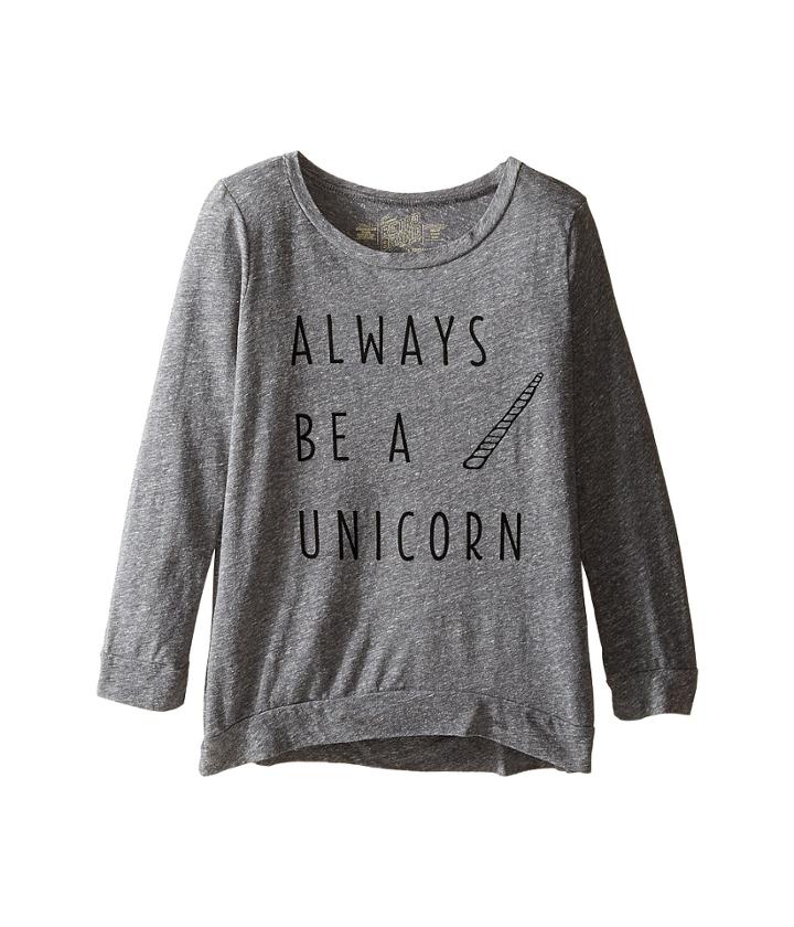 The Original Retro Brand Kids - Always Be A Unicorn 3/4 Pullover
