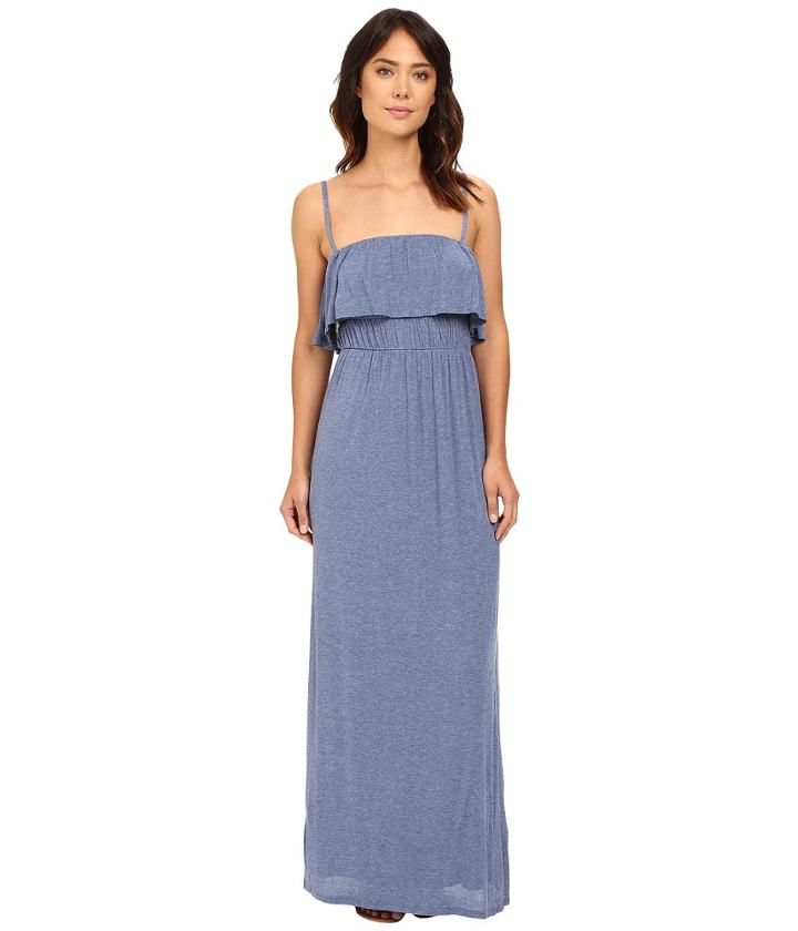 Splendid - Drapey Lux Ruffle Maxi Dress