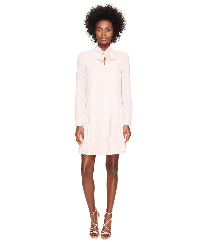Kate Spade New York - Rambling Roses Dappled Pleated Georgette Dress
