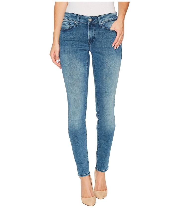 Mavi Jeans - Adriana Mid-rise Super Skinny In Light Foggy Blue Tribeca