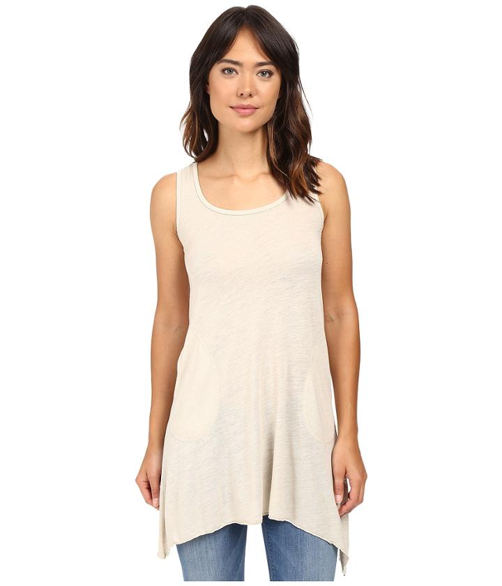 Allen Allen - Angled Two-pocket Tunic Tank