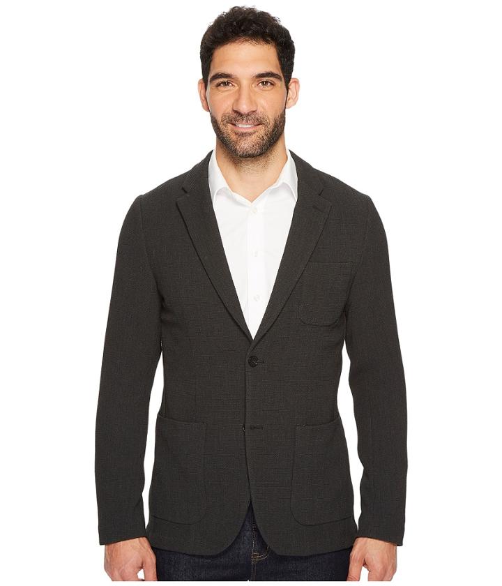 Perry Ellis - Slim Fit Stretch Texture Knit Jacket