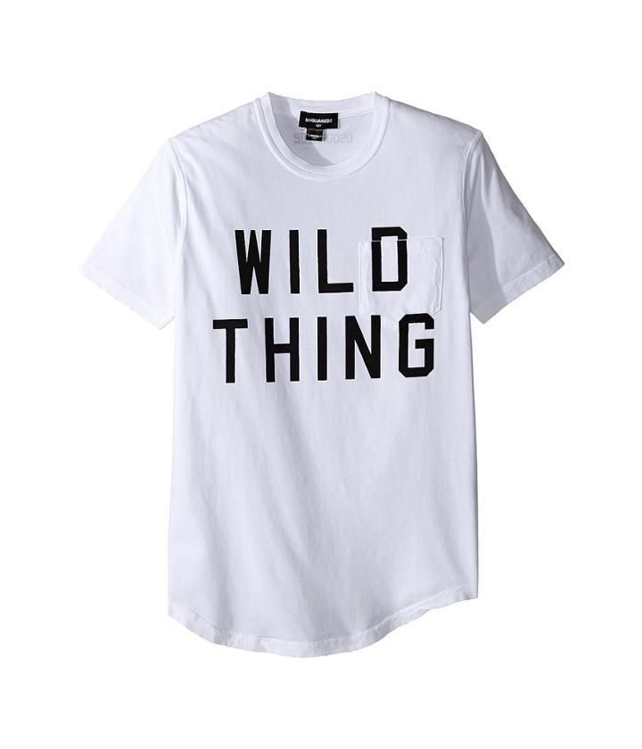 Dsquared2 Kids - Short Sleeve 'wild Thing' Pocket Tee