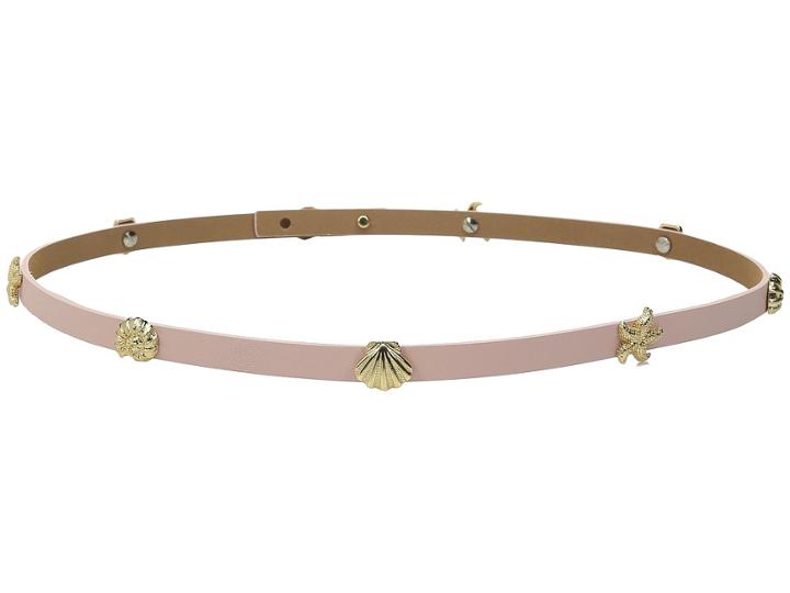 Kate Spade New York - Nappa Belt W/ Seashell Studs Belt