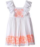 Pumpkin Patch Kids - Neon Embroidered Dress