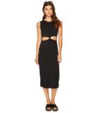 Roxy - May Blossom Cut Out Mid Length Bodycon Dress