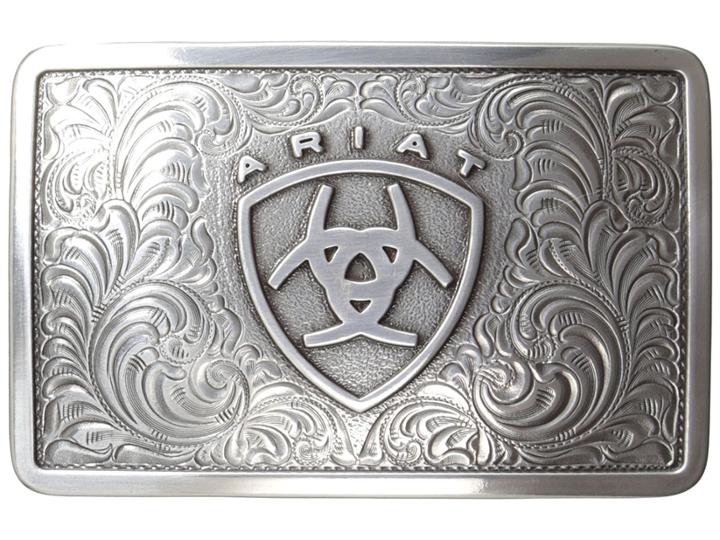 Ariat - Rectangle Filagree Shield Buckle