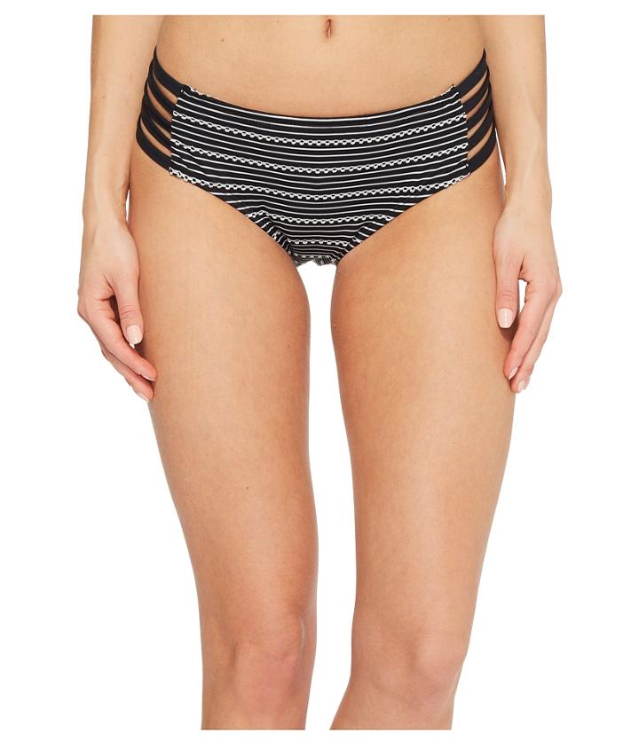 Jantzen - Jacquard Pointelle Strappy Side Hipster Bikini Bottom