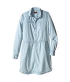 7 For All Mankind Kids - Long Sleeve Tencel Chambray Shirtdress