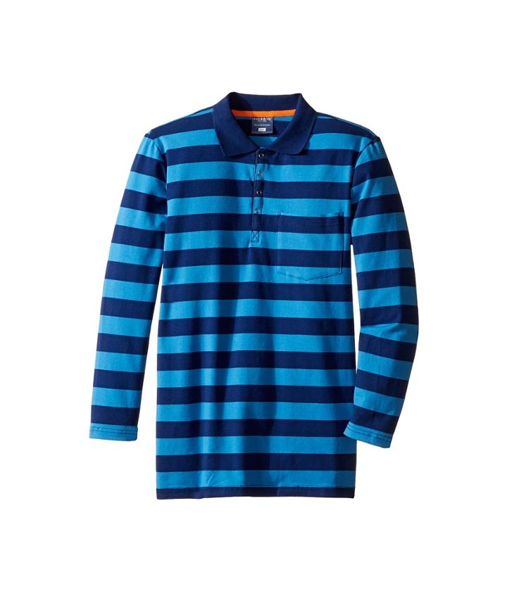 Toobydoo - Blue Times Two Long Sleeve Polo