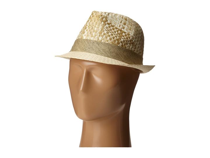 Scala - Matte Toyo Fedora With Lin