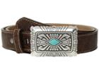 Ariat - Scroll Embossed Square Buckle Belt